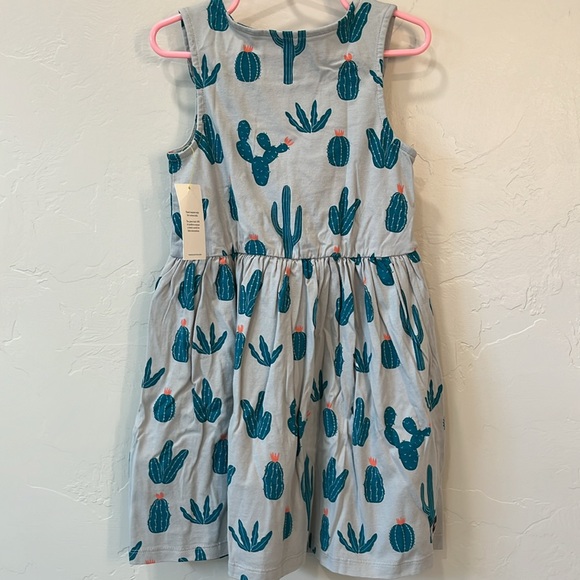 NWT Tea Collection Girls Cactus Button Dress - Picture 5 of 5